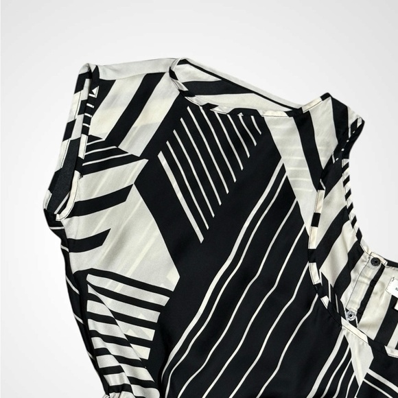 Urban Outfitters Silence + Noise Women's M Black Tan Mini Dress Cold Shoulder - Picture 11 of 15